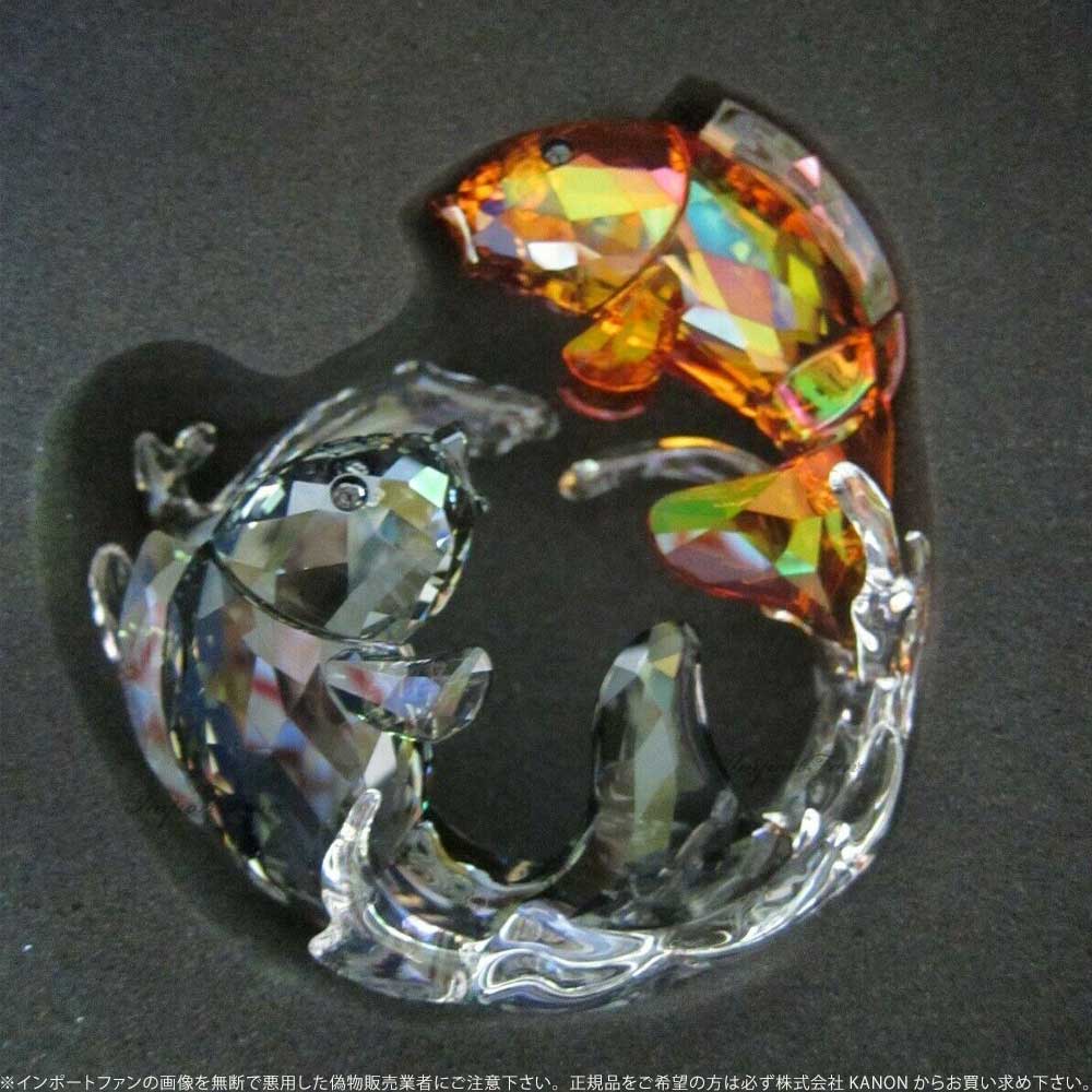 楽天市場】スワロフスキー 2匹の鯉 コイ 魚 5376621 Swarovski 置物