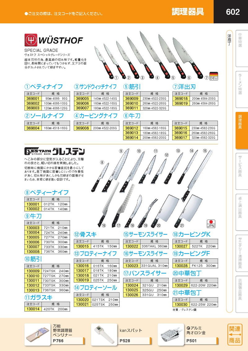 楽天市場】グレステン ガラスキ 420TK 20cm 【kmss】 骨スキ 骨スキ