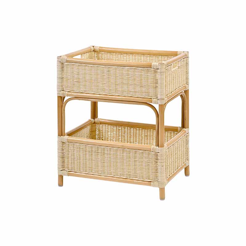 楽天市場】アジアン家具 2段 ランドリーラックラタン チェスト