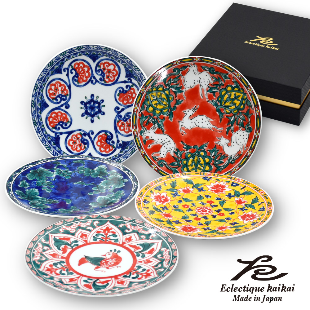 双鳥文様 陶器皿 スペイン製 木箱付き 双鳥文様 陶器皿 スペイン製 木