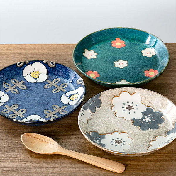 楽天市場】プレート 14cm ノルディックフラワー 磁器 美濃焼 日本製