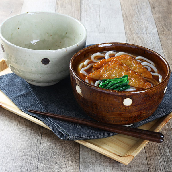 楽天市場】どんぶり 16cm L ドット丼 陶器 （ 食洗器対応 電子レンジ