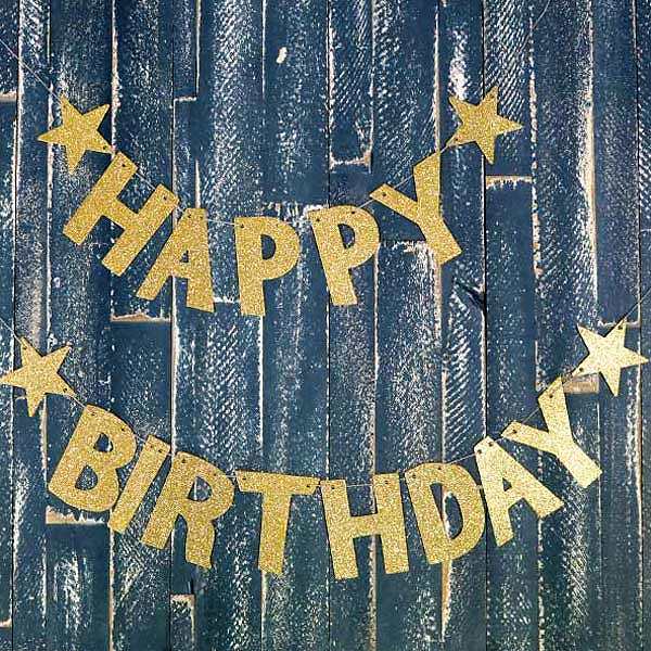 楽天市場】ガーランド HAPPY BIRTHDAY 誕生日 バースデー 飾り付け