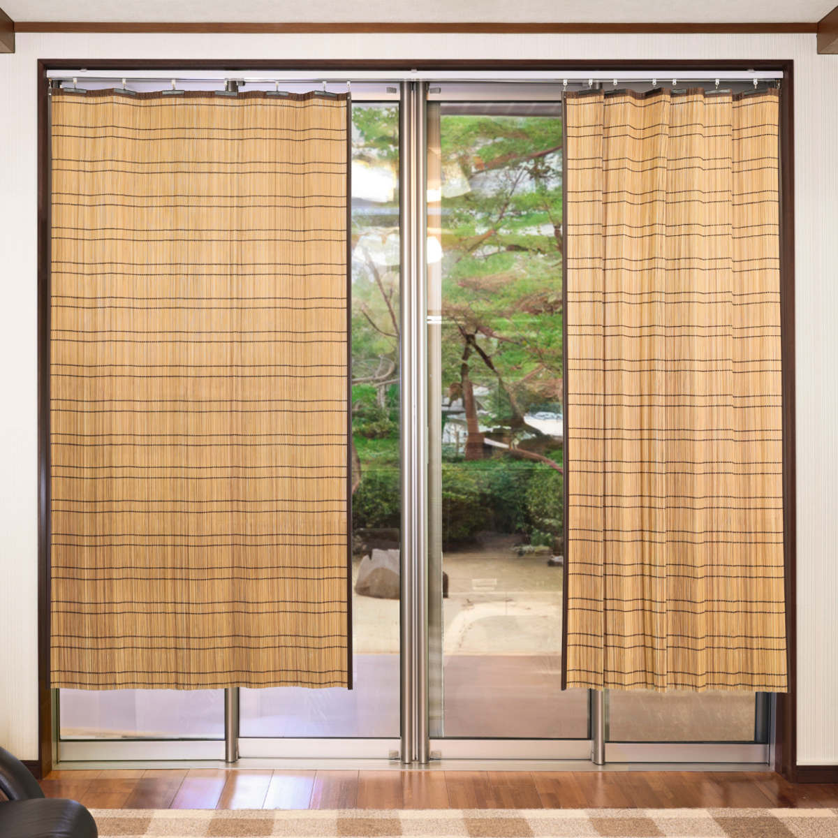 楽天市場】すだれ 竹 屋内用 100×170cm 竹カーテン （ 竹すだれ 簾