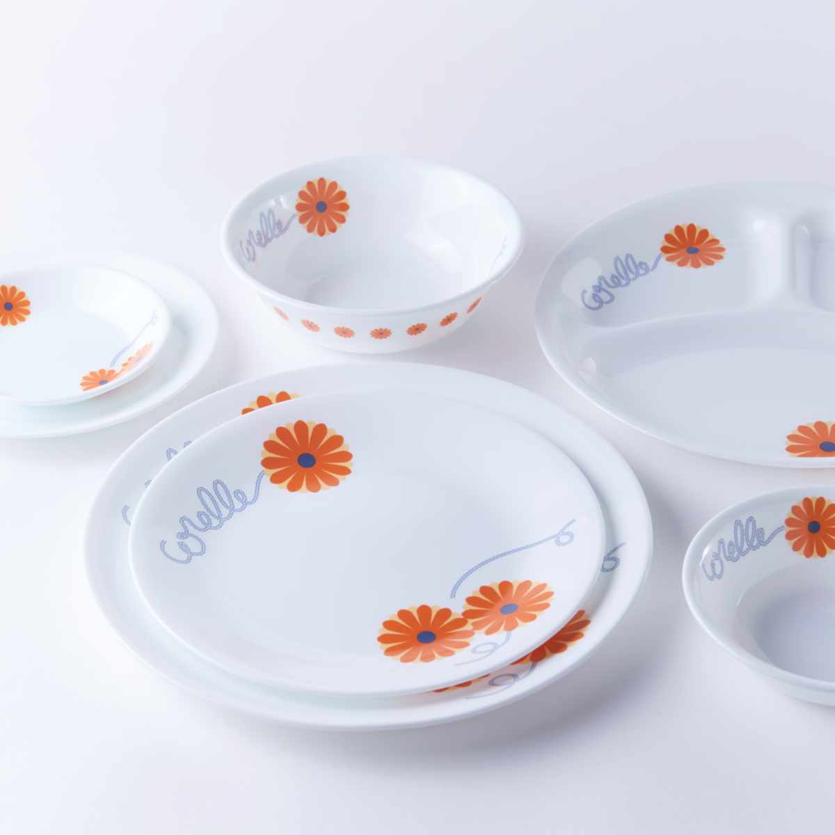 楽天市場】食器 5点セット CORELLE コレール オレンジマーガレット