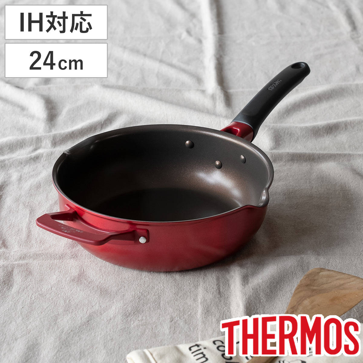 楽天市場】フライパン 28cm IH対応 取っ手付き デュラブルシリーズ