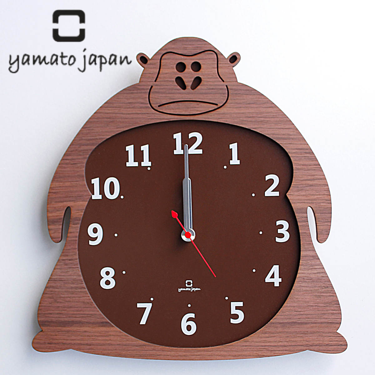 楽天市場】掛け時計 木製 ヤマト工芸 yamato Clock Zoo クマ （ 壁掛け