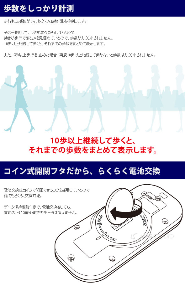 楽天市場】万歩計 アクティブ万歩計 ヤマサ おすすめ ポケット 高齢者