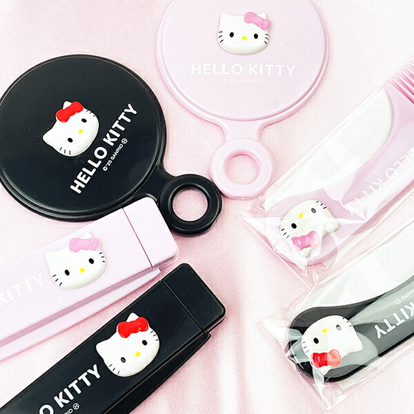サンリオ ハローキティ フラットコーム ブラック Sanrio