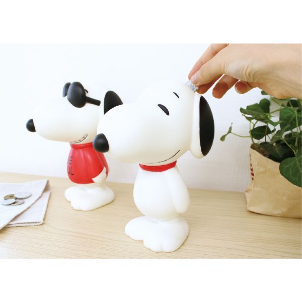 予約品】《9月発売予定！》 スヌーピー ソフビバンク 貯金箱