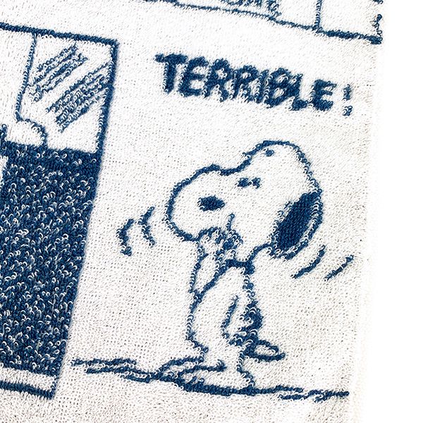 スヌーピー PEANUTS ウォッシュタオル コミック アイボリー 34×35 日本