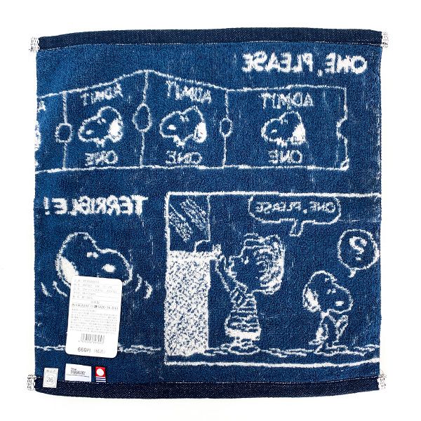 スヌーピー PEANUTS ウォッシュタオル コミック アイボリー 34×35 日本