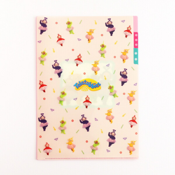 テレタビーズ A4ポケットクリアファイル(Skirt) 文具 日本製