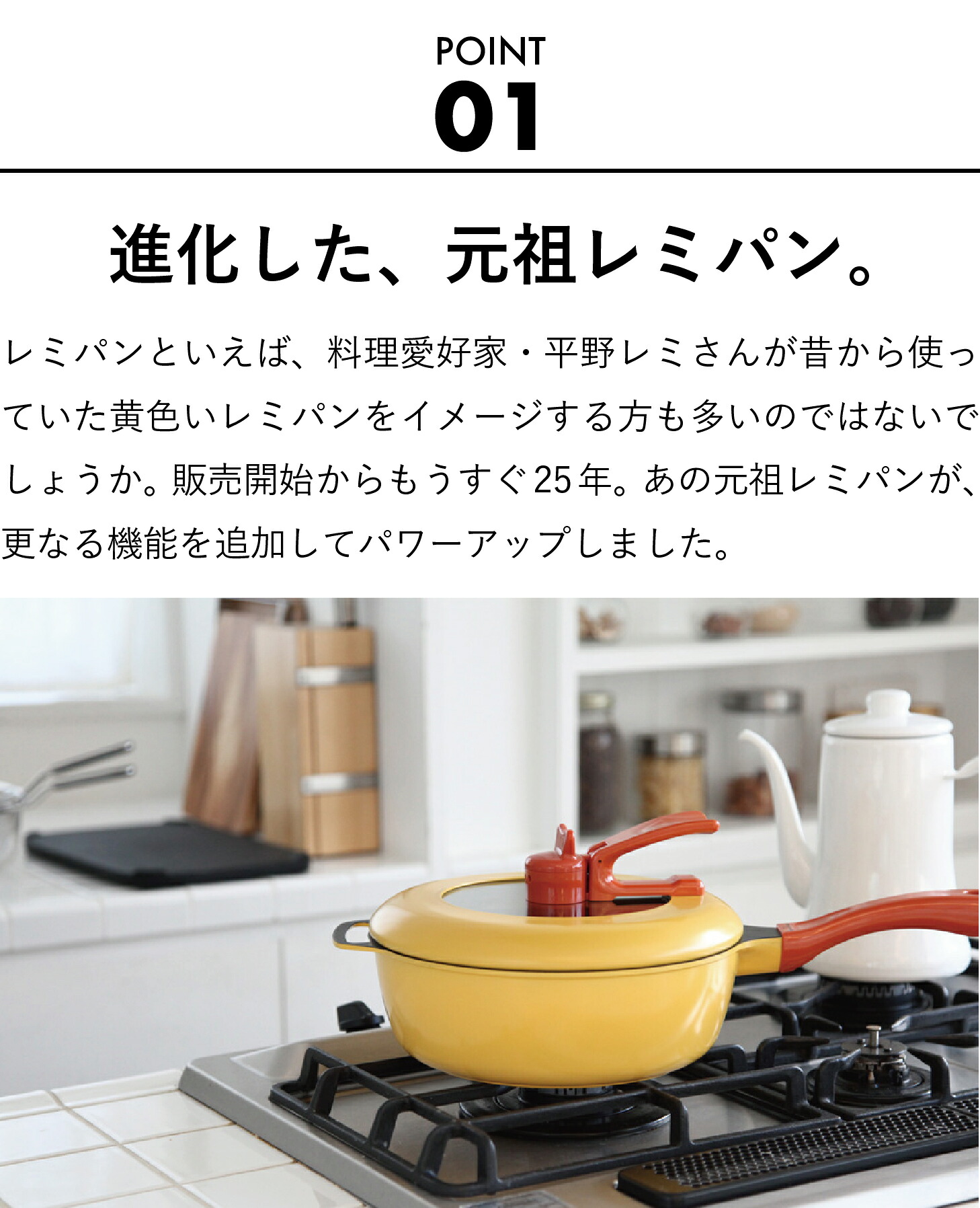 楽天市場】【公式】 レミパン 24cm 平野レミ 監修 フライパン キッチン
