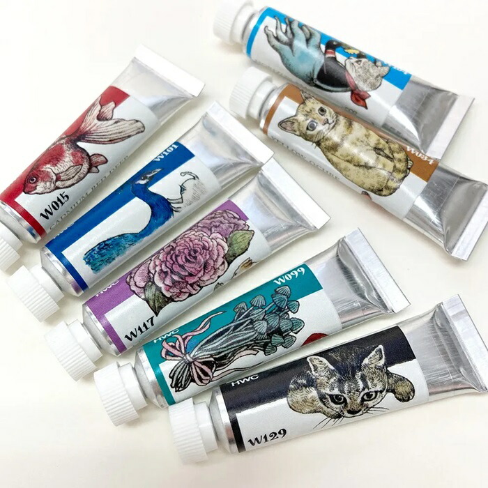 ヒグチユウコ ホルベイン 透明水彩絵具 5ml XW441 24色セット W177