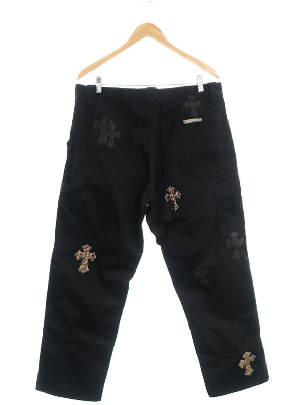 CHROME HEARTS】クロムハーツ『カーペンターパンツ レオパード クロス