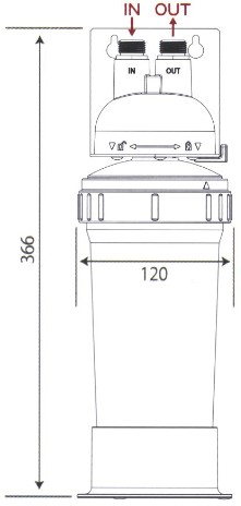 楽天市場】クリタック 脱着式スケール抑制型浄水器 HK-10GH : 日本