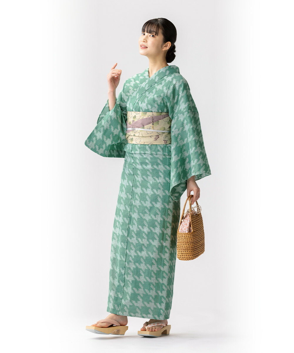 クーポンで2500円OFF＞【フルオーダー】浴衣 有松絞り 2025 千鳥格子