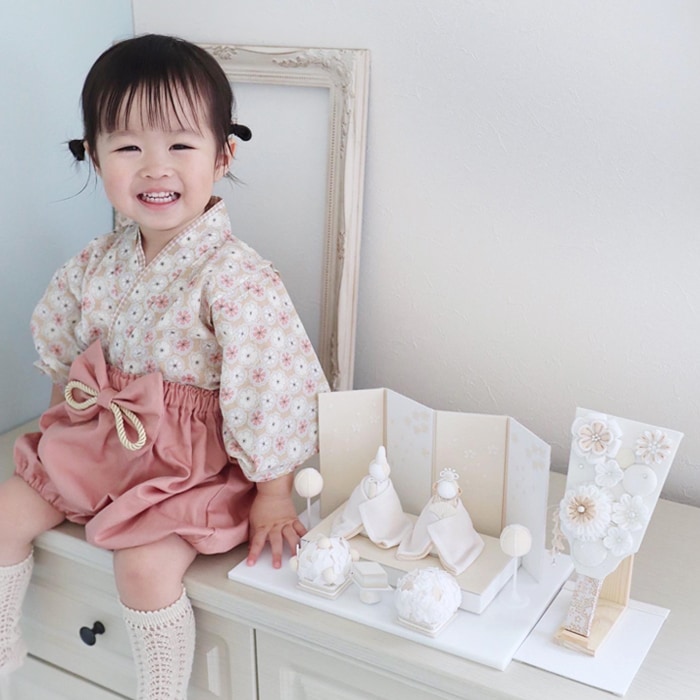 楽天市場】雛人形 羽子板 コンパクト おしゃれ かわいい 白 ベージュ