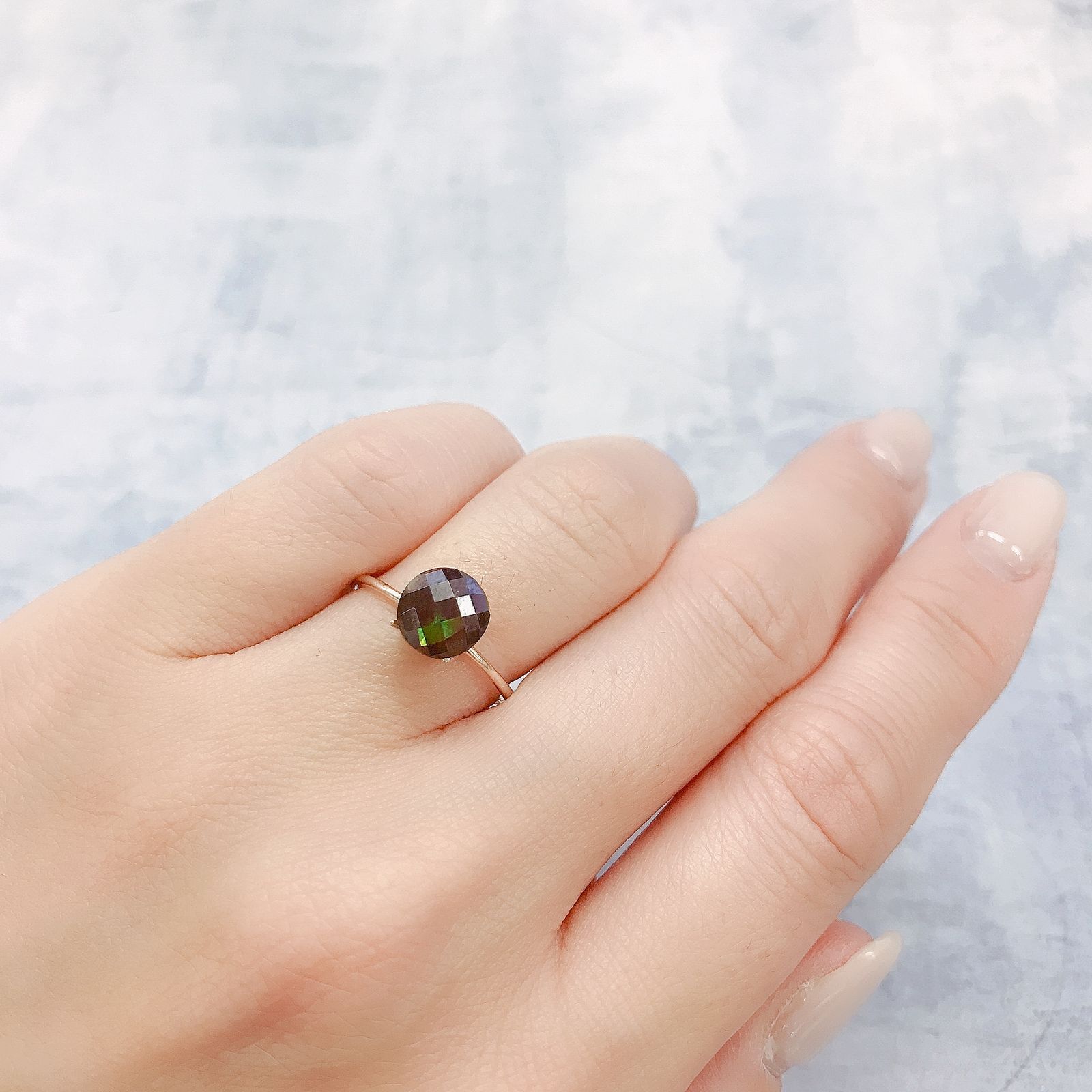 レインボーガーネット 日本・奈良県天川村産 1.92ct[220515983]7.4x7