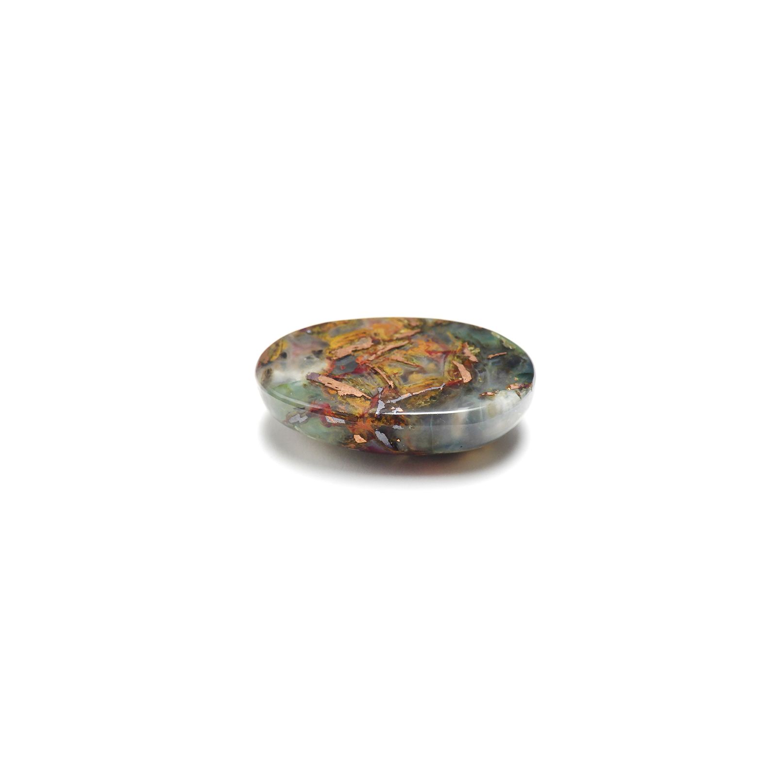 コッパークリソコラインカルセドニー インドネシア産 18.65ct / 21.7