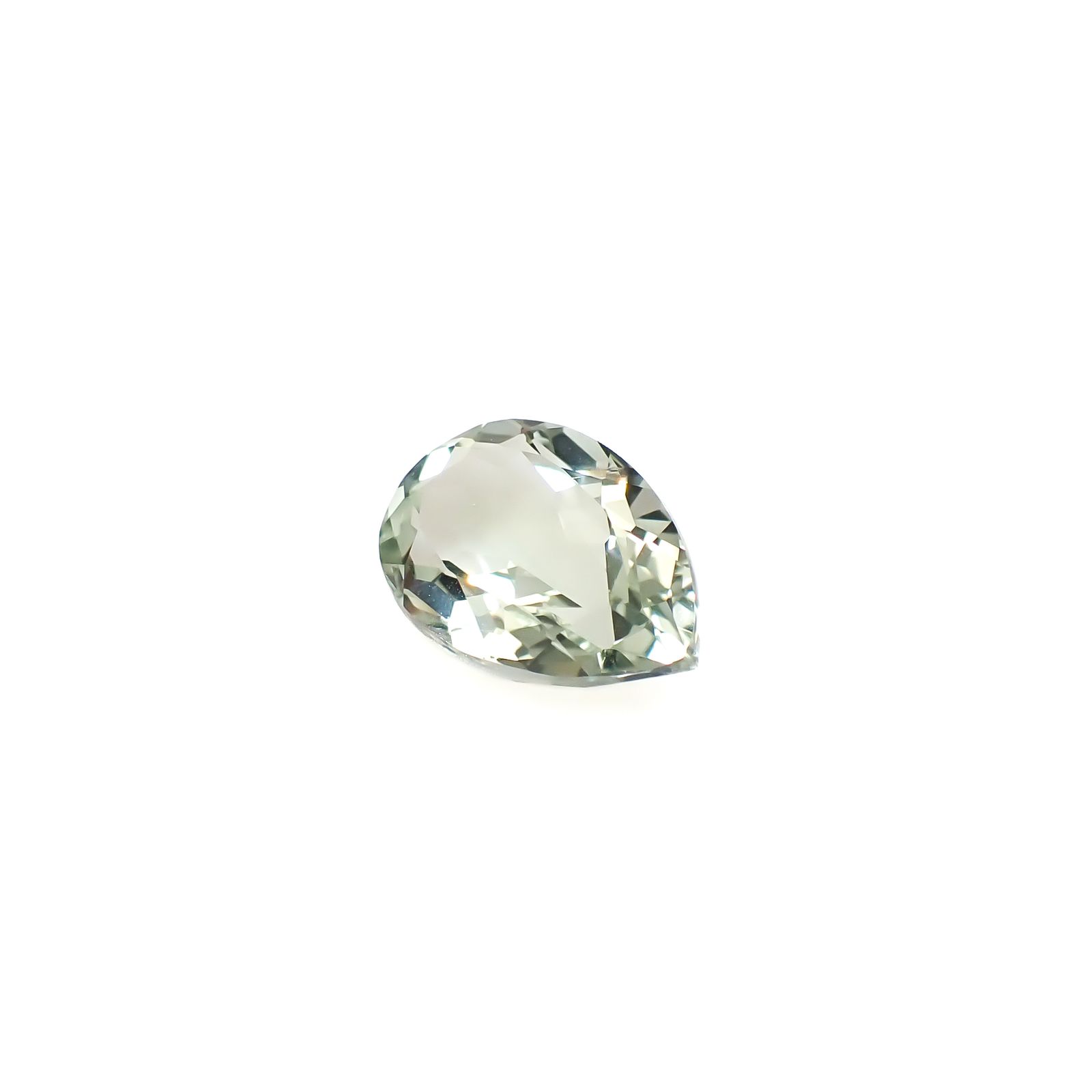 プラシオライト(グリーンアメジスト) ブラジル産 5.40ct / 15.1x10mm