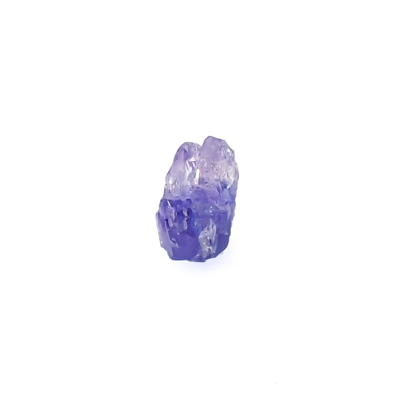バイカラータンザナイト 原石 タンザニア産 3.31ct / 12.4x6.6mm前後