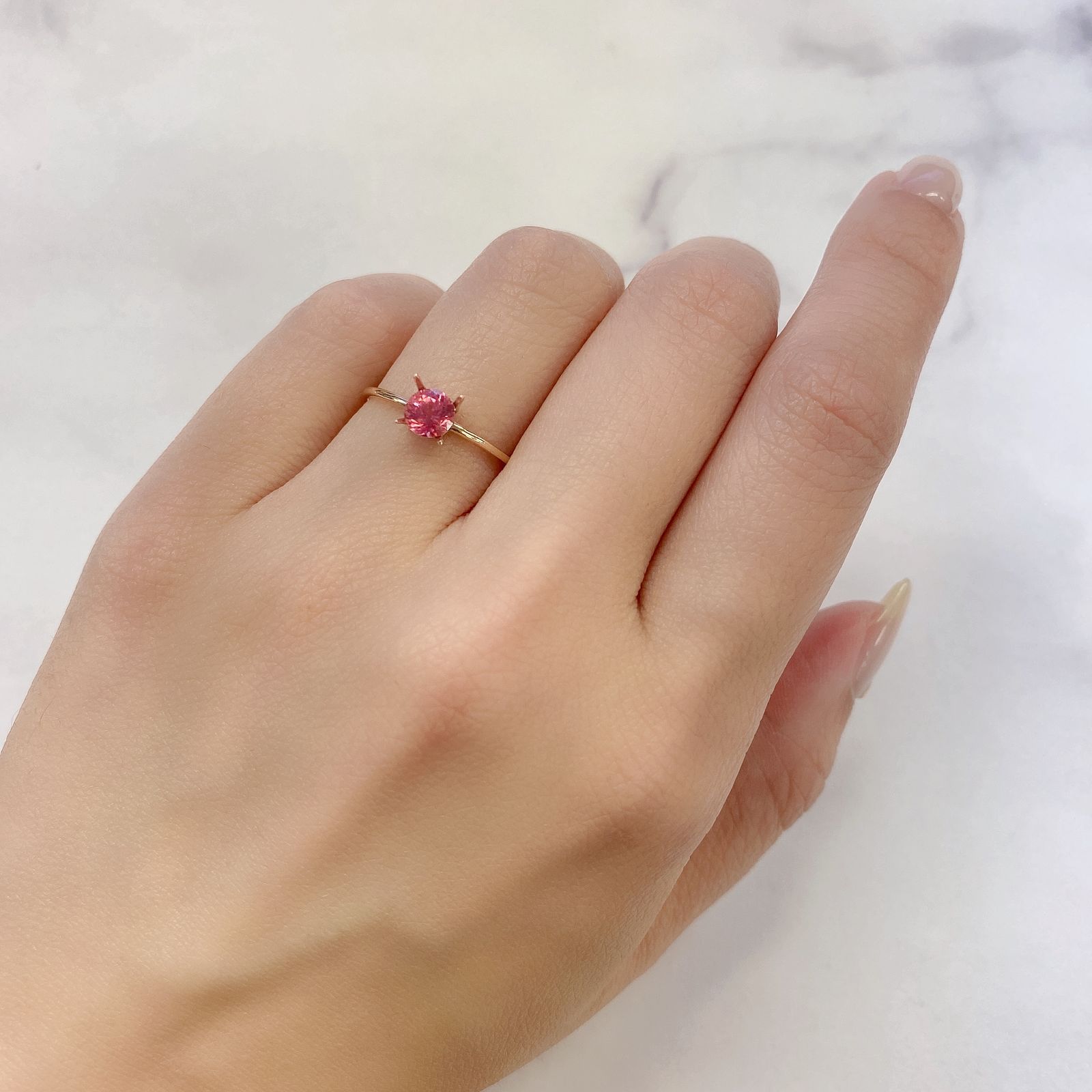 ロードクロサイト(宝石名ロードクロサイト)ペルー産 0.536ct ソ付(彩珠