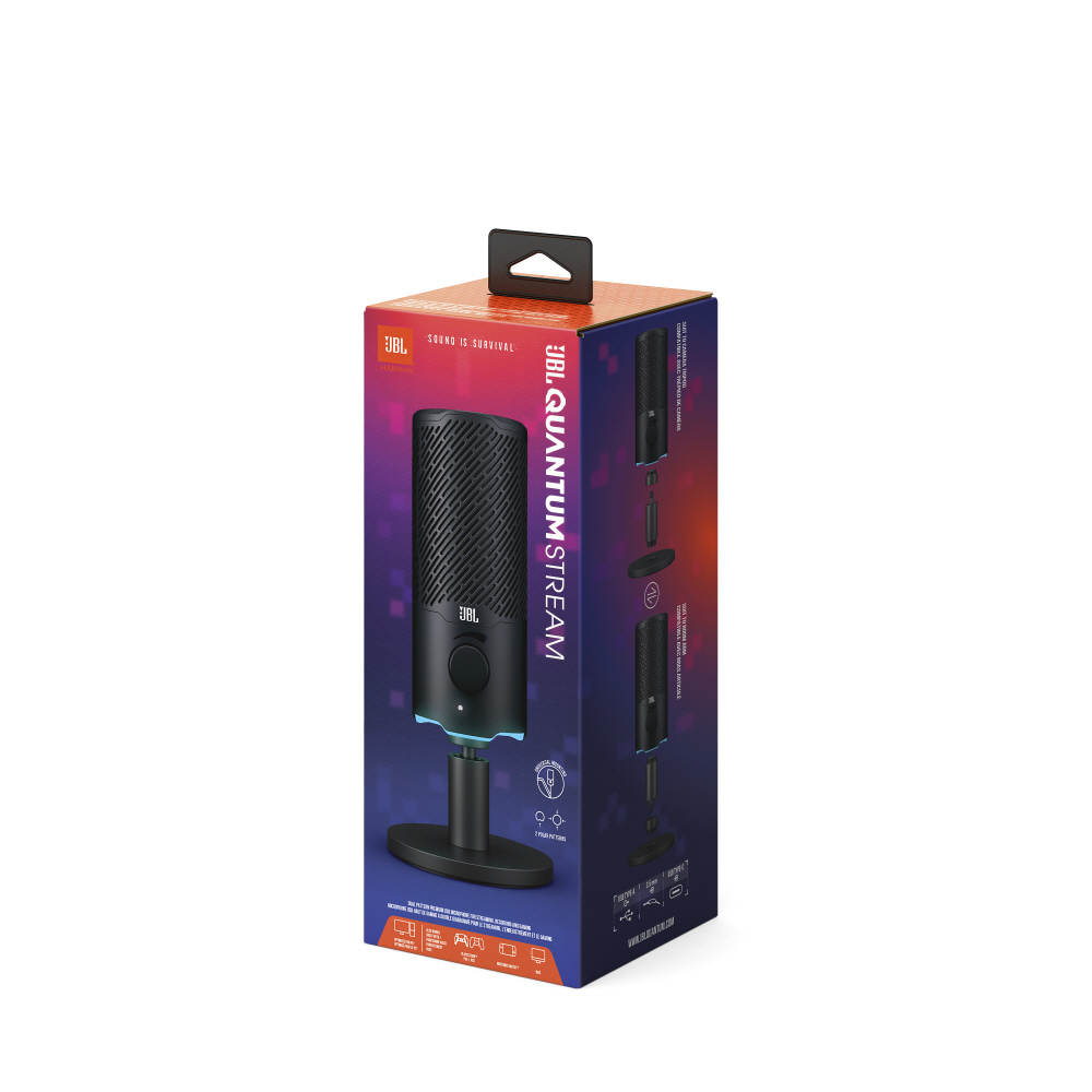 ゲーミングマイク Quantum Stream ブラック JBLQSTREAMBLK [USB]｜の