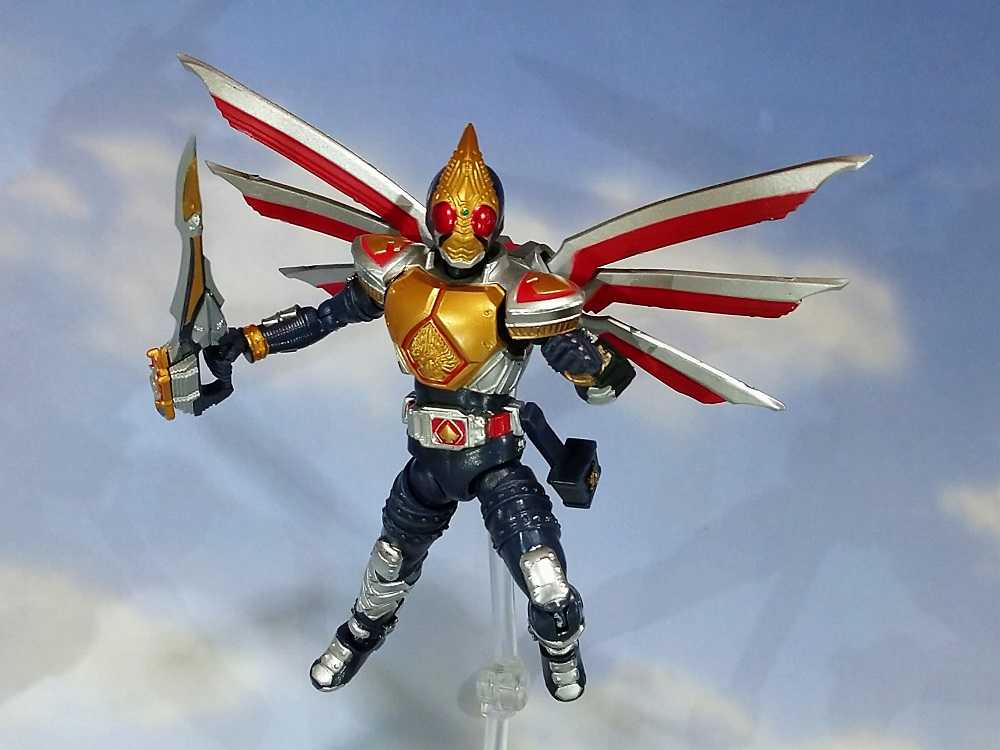 SHODO-X 仮面ライダー剣 ジャックフォームセット を塗装してみた | 第3