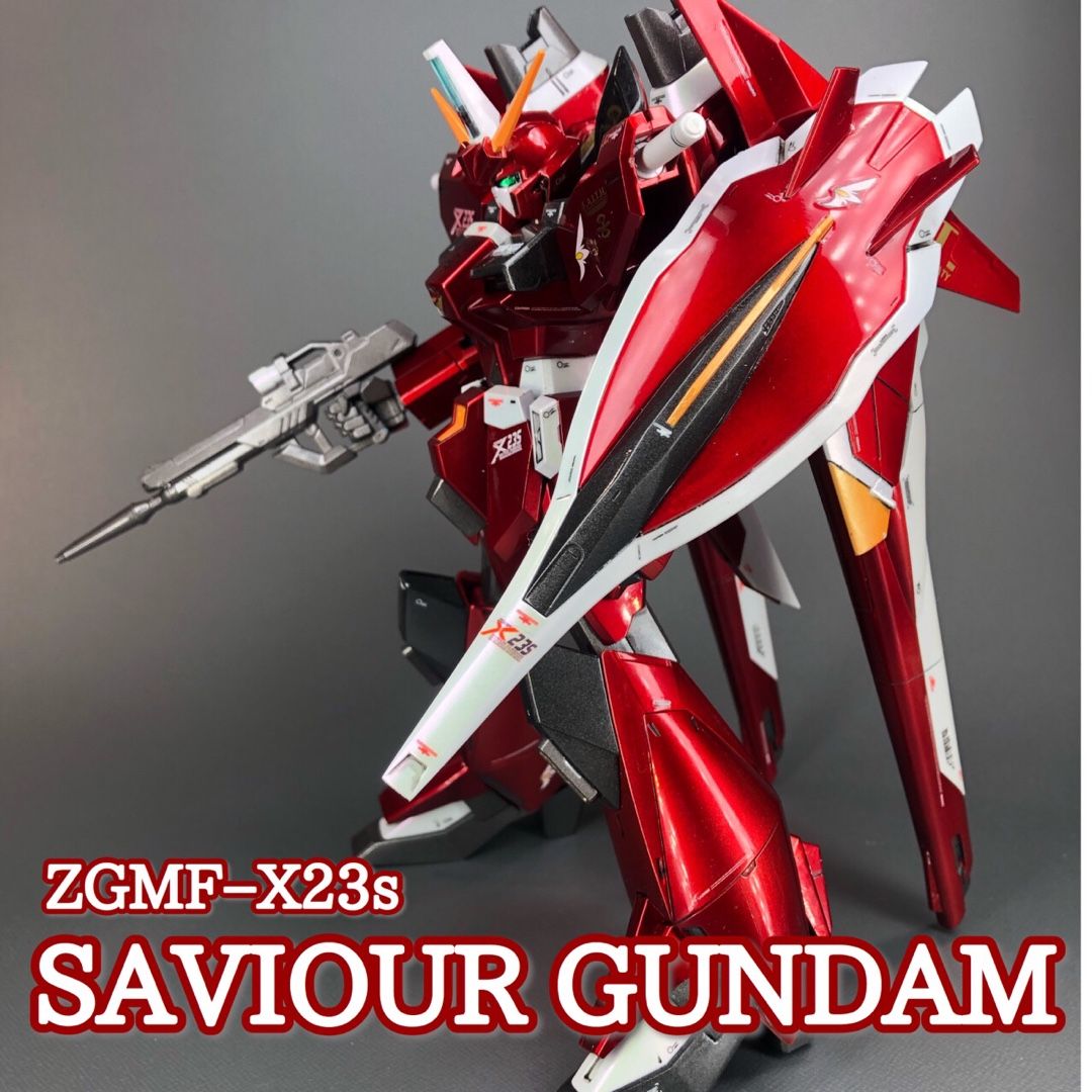 1/100 セイバーガンダムパール塗装済み完成品レビュー | ガンプラなど