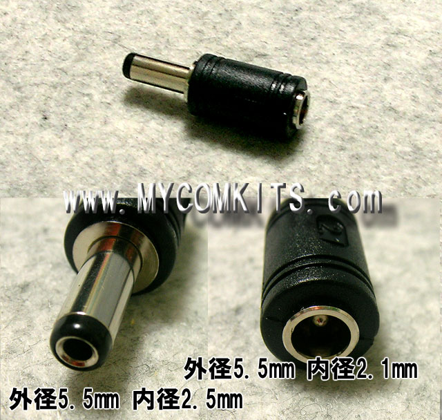 Line 6 DM4 ・DC電源プラグの変換アダプタ 付き D☆DCプラグ変換アダプタ 5.5mmx2.1mm ⇒ 5mm×3mm/Cピン有り : NFJ