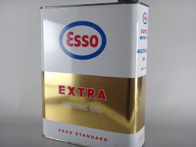 ESSO エッソ ボーイ＆ガール ビンテージ オイル缶