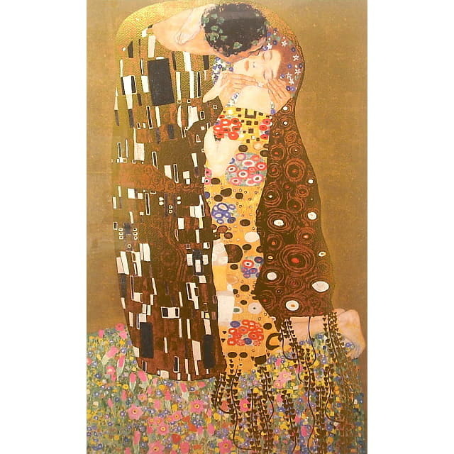 クリムト 複製画「接吻(Kiss)」ジクレ・シルクスクリーン ｜絵画販売