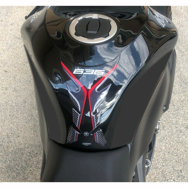 KAWASAKI 3Dタンクステッカー ZX636R/ZX-6R 【LabelBike製】LB-KTS003