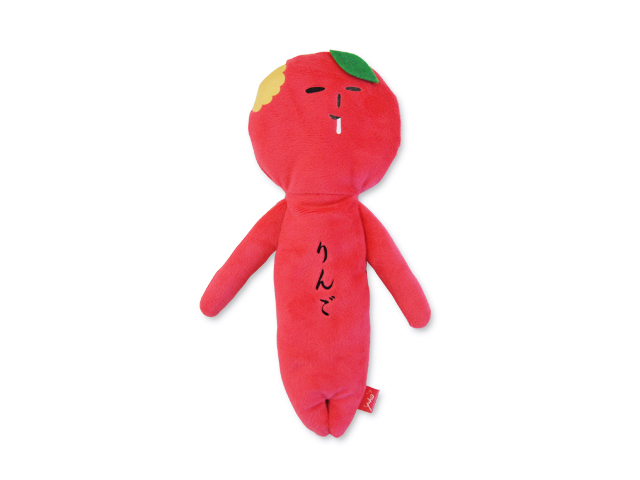 マグネット入りマスコット ゆきお りんご（マグネット入り）