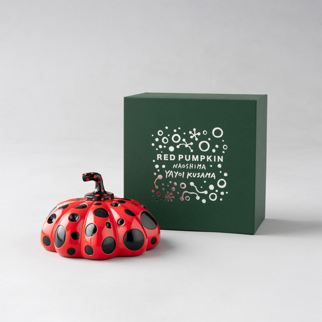 Max.5】草間彌生南瓜オブジェ 黄_Yayoi Kusama Pumpkin Object YELLOW