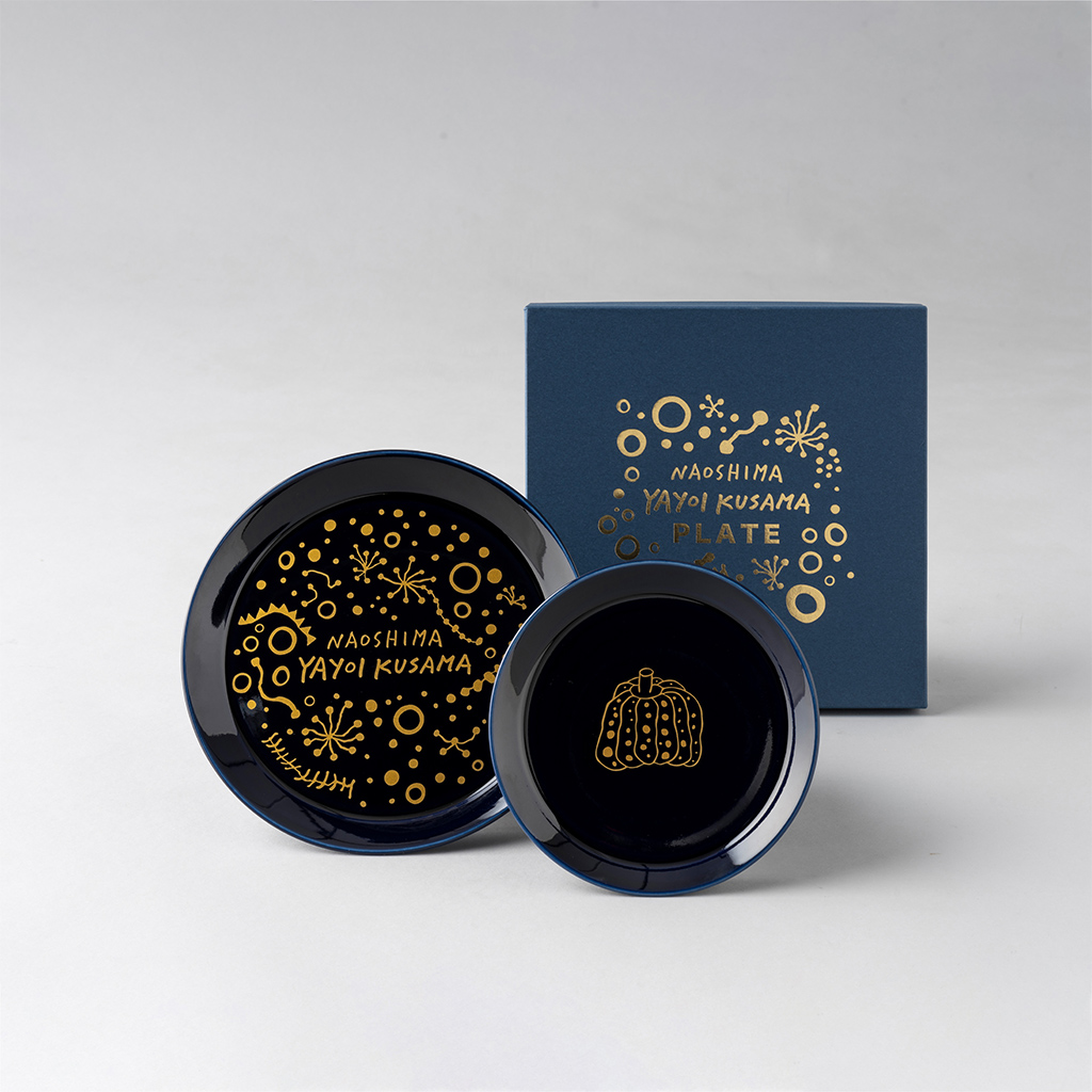 Max.5】直島南瓜プレートセット_Naoshima Pumpkin Plate Set ベネッセ