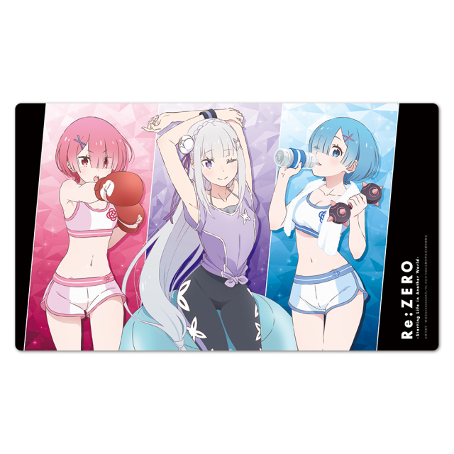 Re:ゼロから始める異世界生活 キャラクターラバーマット エミリア&レム