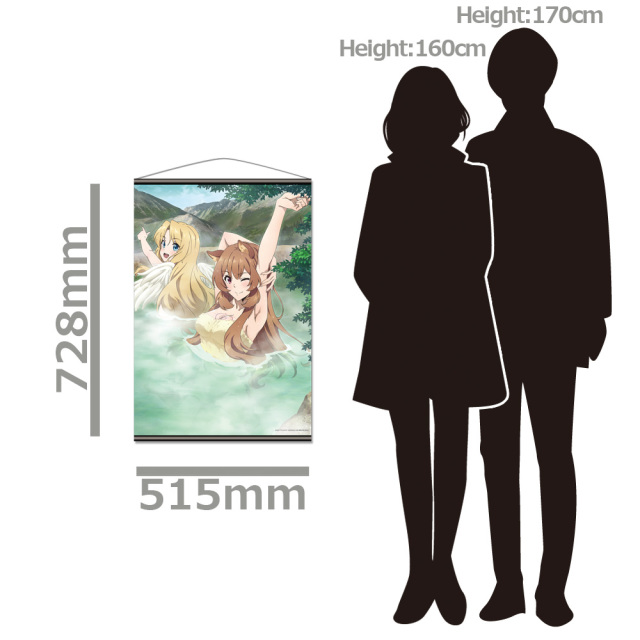 盾の勇者の成り上がり B2タペストリーB［ラフタリア＆フィーロ 温泉］
