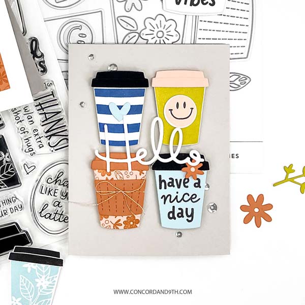 コンコード＆ナインス/CONCORD & 9TH】クリアスタンプ＆ダイセット