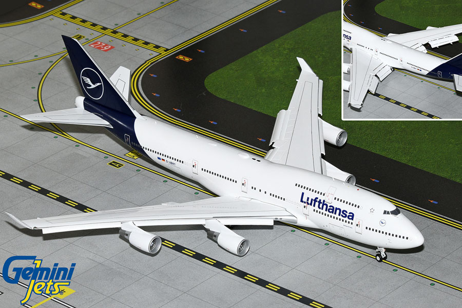 Gemini Jets 1/200 (ダイキャスト製) 747-400 ルフトハンザ航空 D-ABVY
