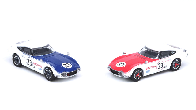 INNO Models(イノモデル) 1/64 Toyota 2000GT #23 & #33 SCCA 1968 Box
