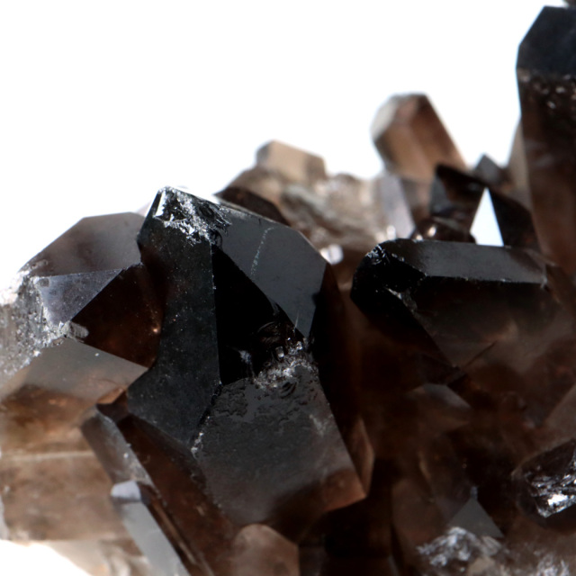 スモーキークォーツ クラスター 天然石 水晶 原石 煙水晶 置き物 335g