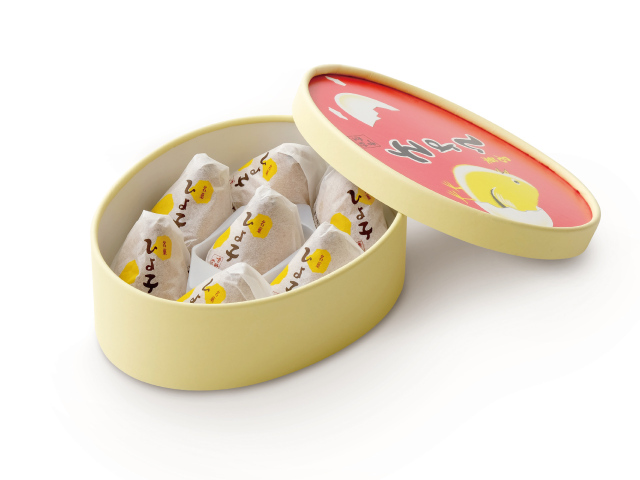 ひよこの形のお菓子「ひよ子7個入丸箱」～公式ひよ子オンラインショップ