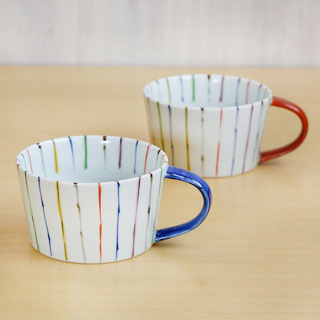 波佐見焼 そうた窯 「藍土オリジナルスープカップ」 【和食器通販