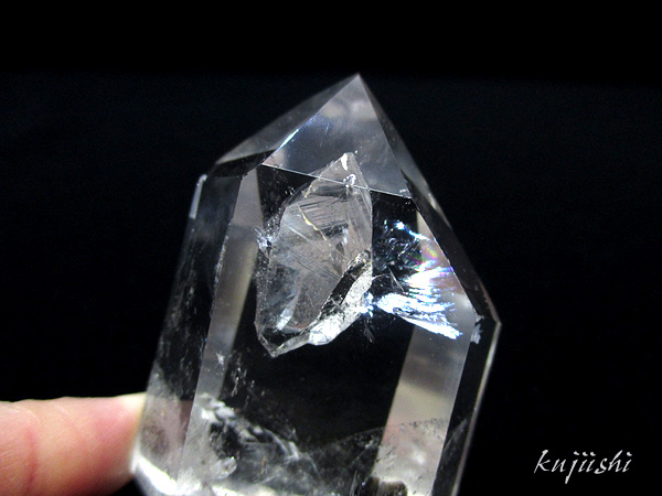クォーツインクォーツ 貫入水晶 ポイント 天然石専門店【鬮石】