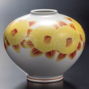 贈り物、ご贈答品に豪華で気品漂う九谷焼の花瓶 【九谷焼販売のうつわ
