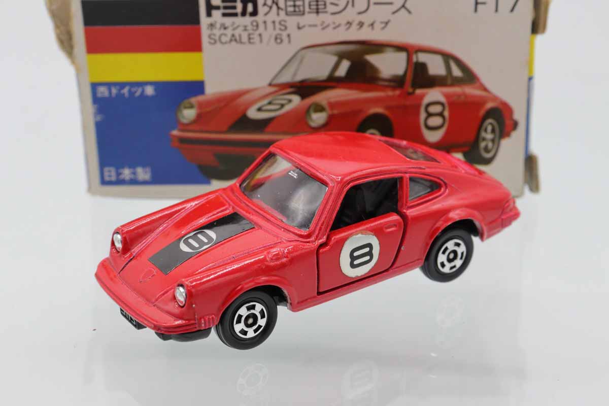 ミニカーショップ ケンボックス トミカ 青箱☆F17☆ポルシェ911S