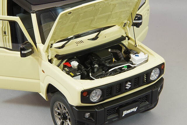 オートアート コンポジット 1/18 スズキ ジムニー JB64 アイボリー